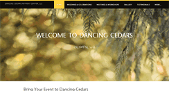 Desktop Screenshot of dancingcedars.com